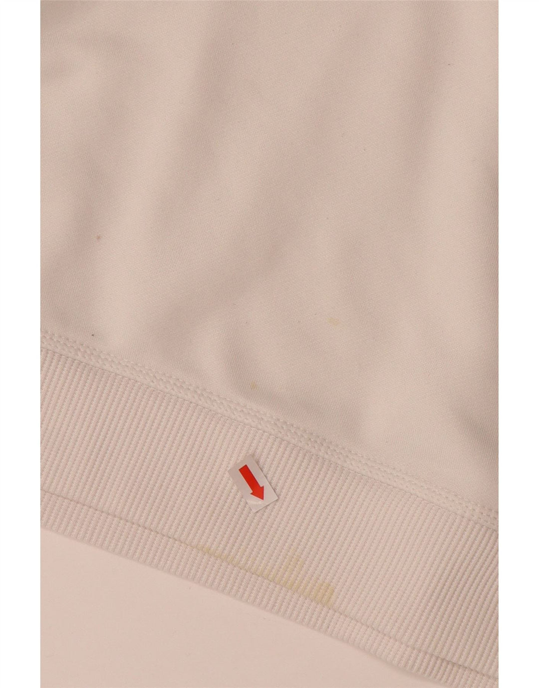 ADIDAS Mens Climalite Sweatshirt Jumper Large White Colourblock Polyester