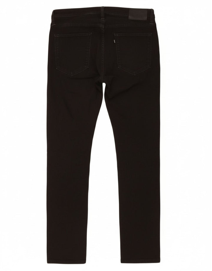 JACK & JONES Mens Slim Jeans W32 L32 Black Cotton