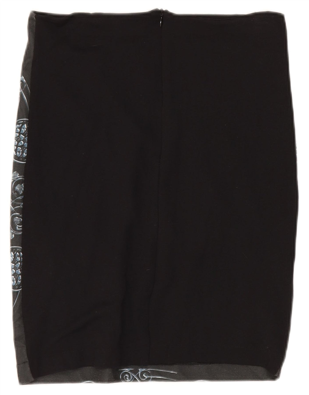 Desigual Womens Pencil Skirt Medium W30 Navy Blue Paisley