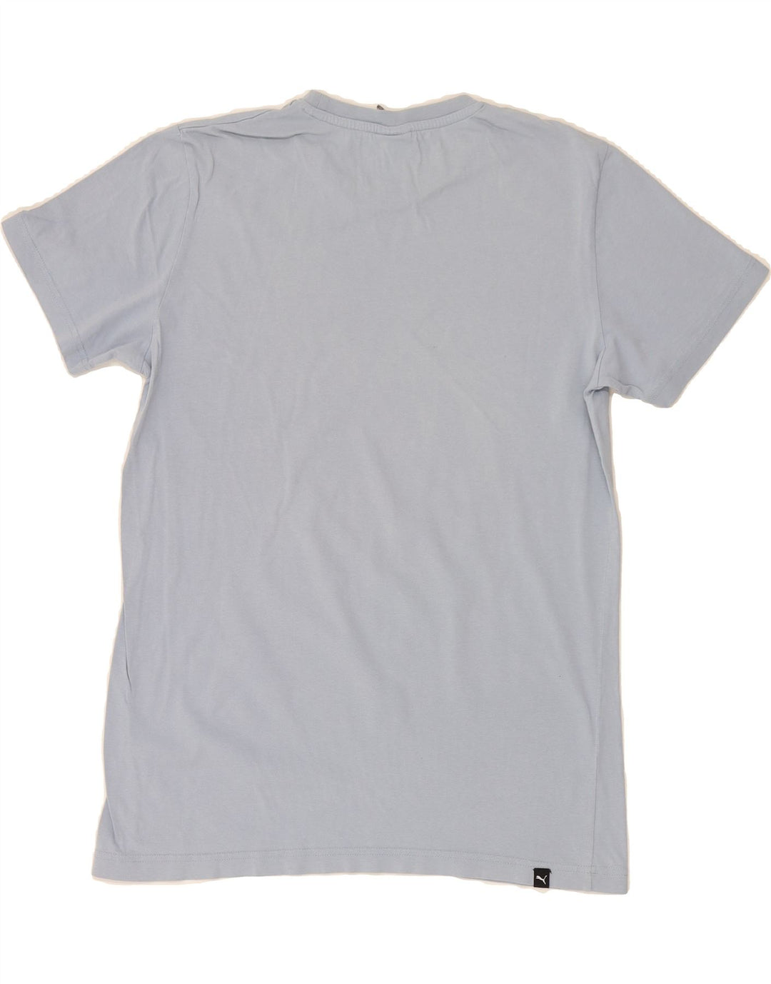 PUMA Mens Graphic T-Shirt Top Medium Blue Vintage Puma and Second-Hand Puma from Messina Hembry 