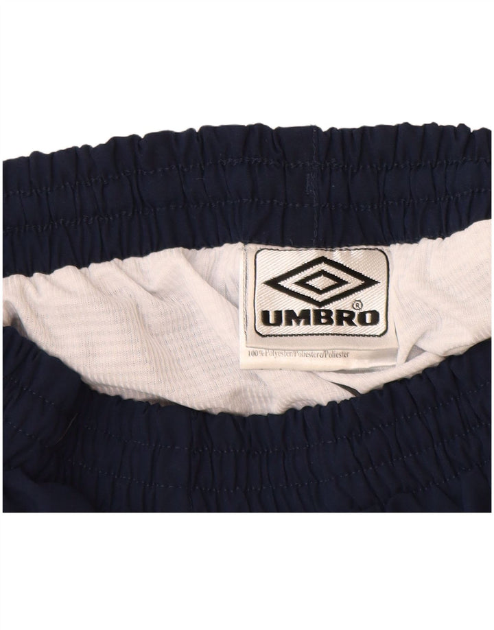 UMBRO Mens Tracksuit Trousers Joggers Small Navy Blue Polyester