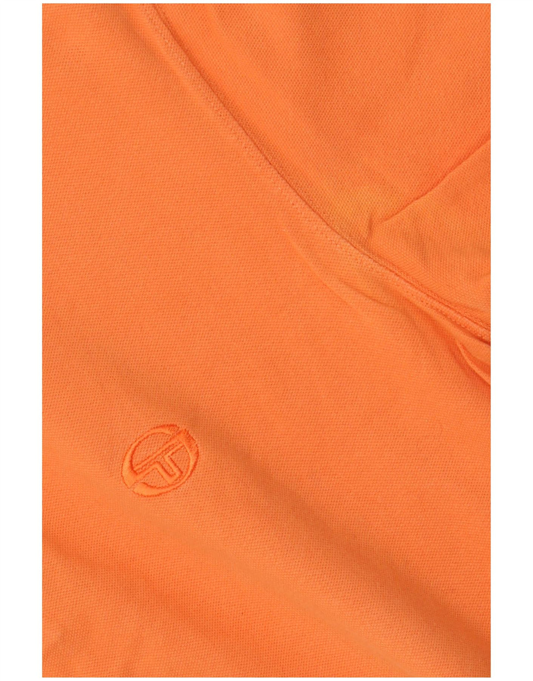SERGIO TACCHINI Mens Polo Shirt IT 48 Small Orange Cotton