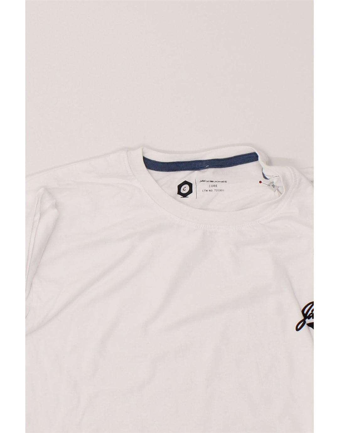 JACK & JONES Mens Graphic T-Shirt Top XL White Vintage Jack & Jones and Second-Hand Jack & Jones from Messina Hembry 