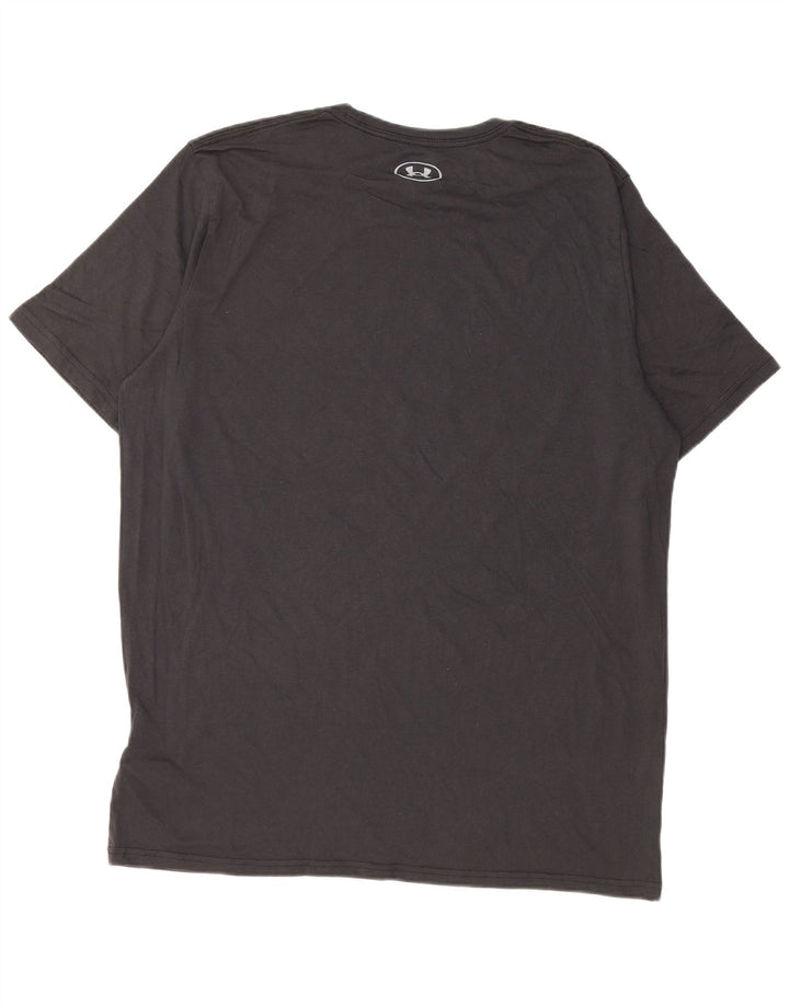 Under Armour Mens Graphic T-Shirt Top XL Black Cotton