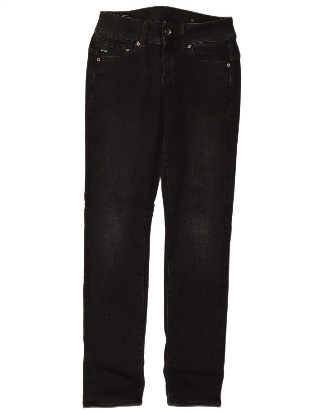 G-STAR Womens Straight Jeans W29 L32 Grey Cotton