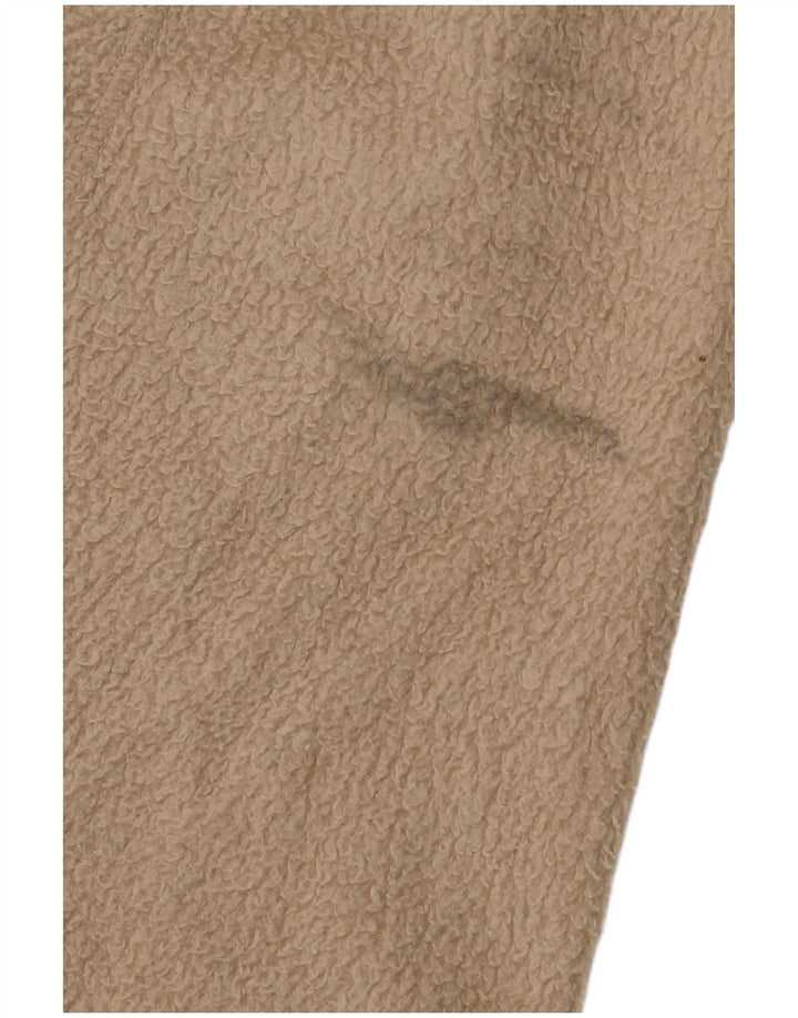 FILA Mens Fleece Jacket UK 36 Small Beige Colourblock Polyester