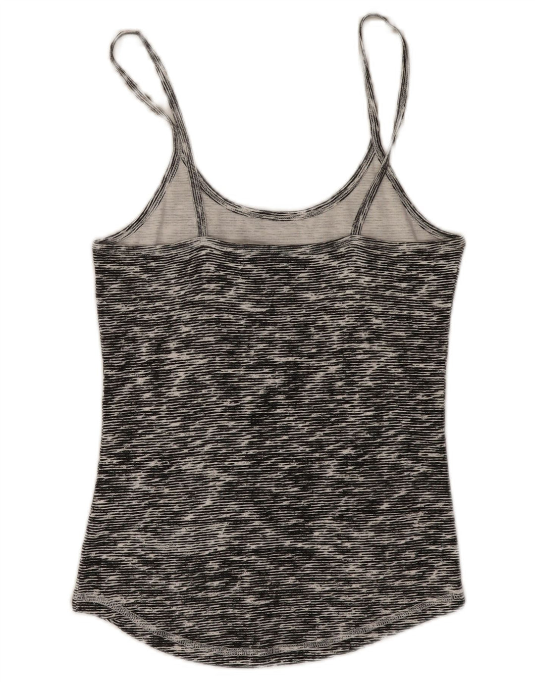 Champion Womens Cami Top UK 12 Medium Grey Flecked Cotton