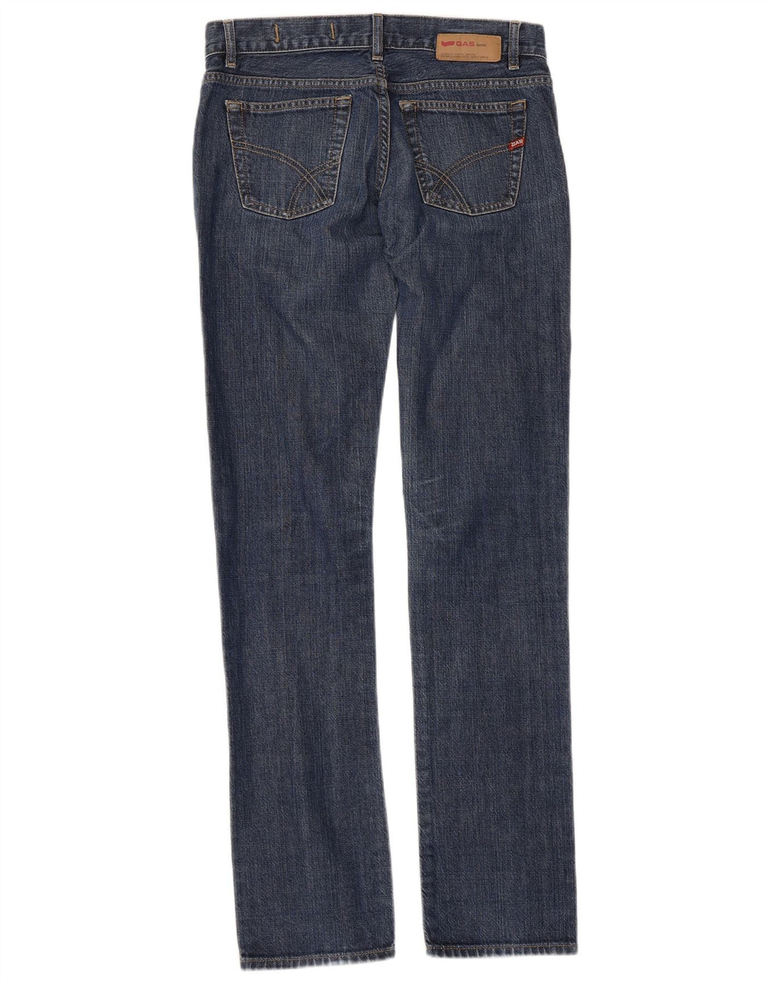 GAS Womens Slim Jeans W28 L34 Blue Cotton