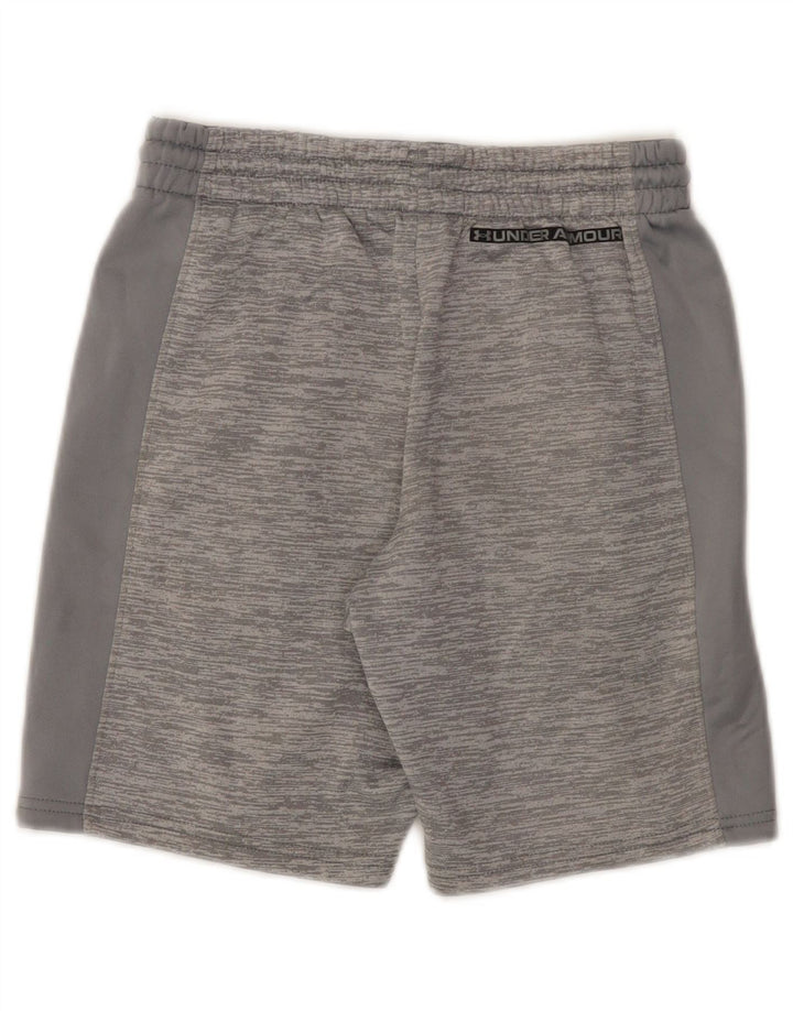 Under Armour Boys Graphic Sport Shorts 9-10 Years Medium Grey Flecked