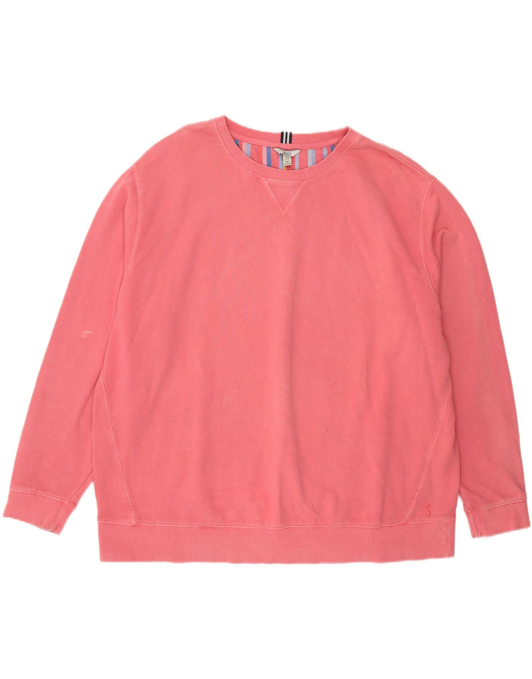 JOULES Womens Sweatshirt Jumper UK 22 3XL Pink Cotton