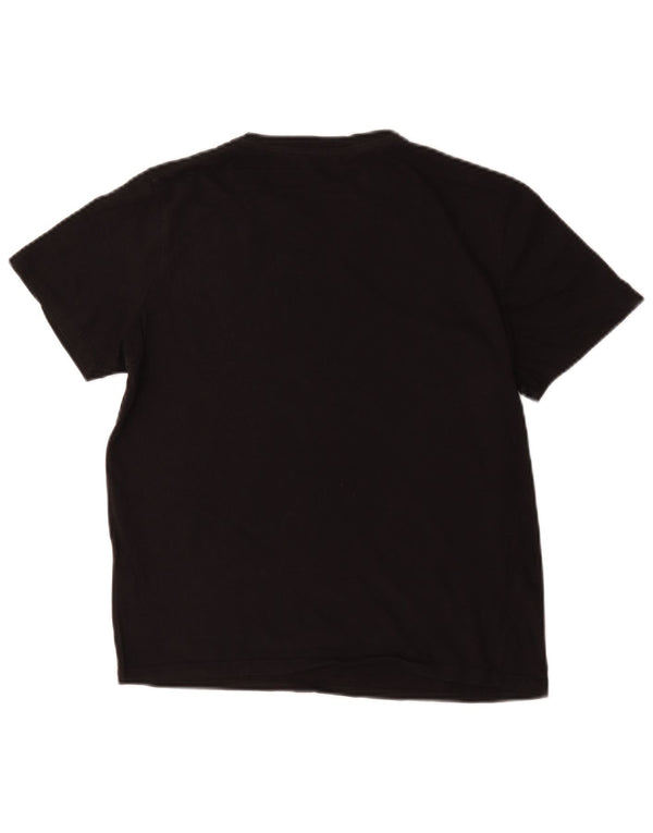 Jack & Jones Mens T-Shirt Top Small Black Cotton