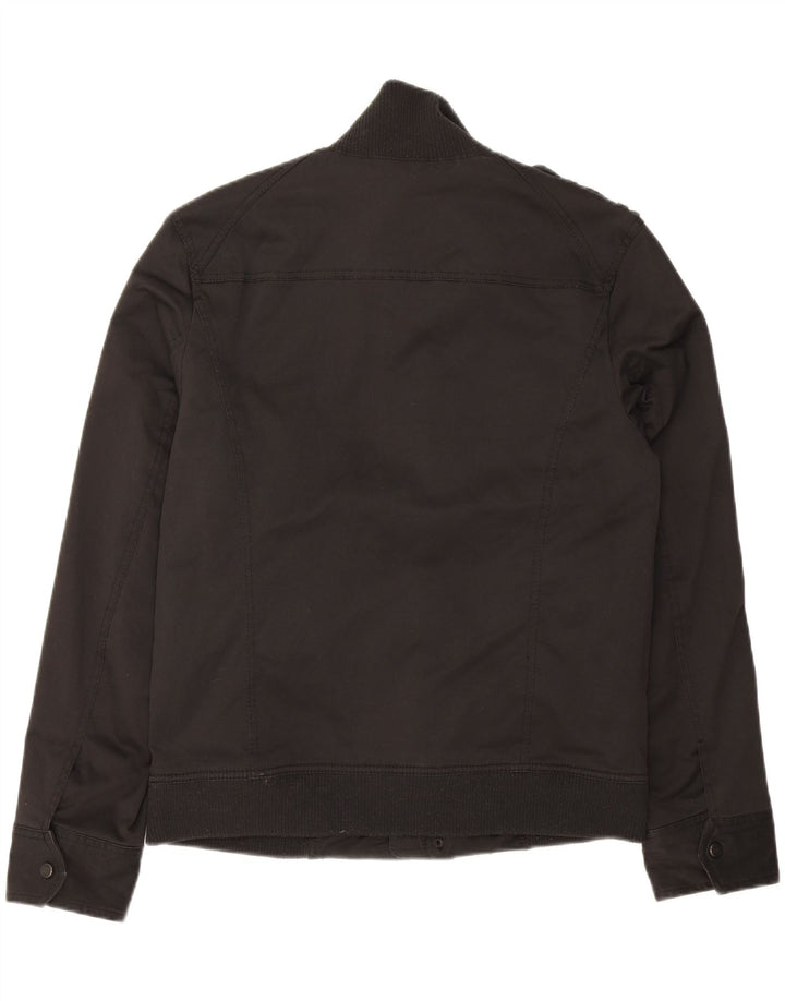 ZARA Mens Military Jacket UK 42 XL Black Polyester Vintage Zara and Second-Hand Zara from Messina Hembry 