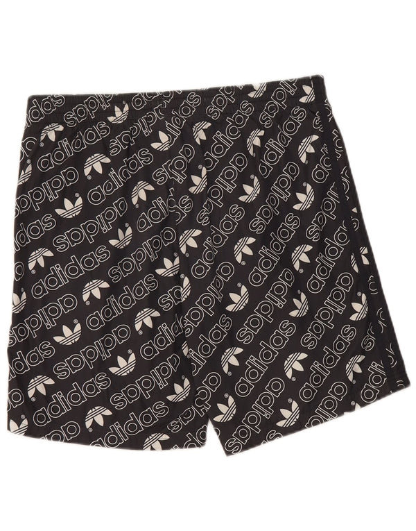 Adidas Boys Graphic Sport Shorts 15-16 Years  Black Polyester