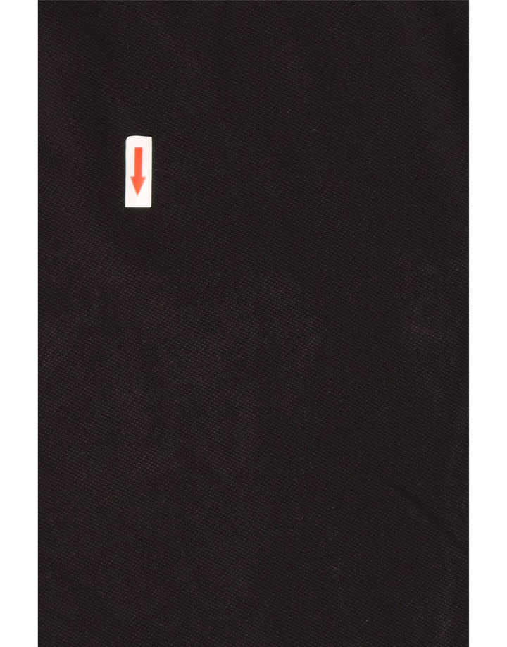 Tommy Hilfiger Mens Polo Shirt Medium Black Cotton Classic