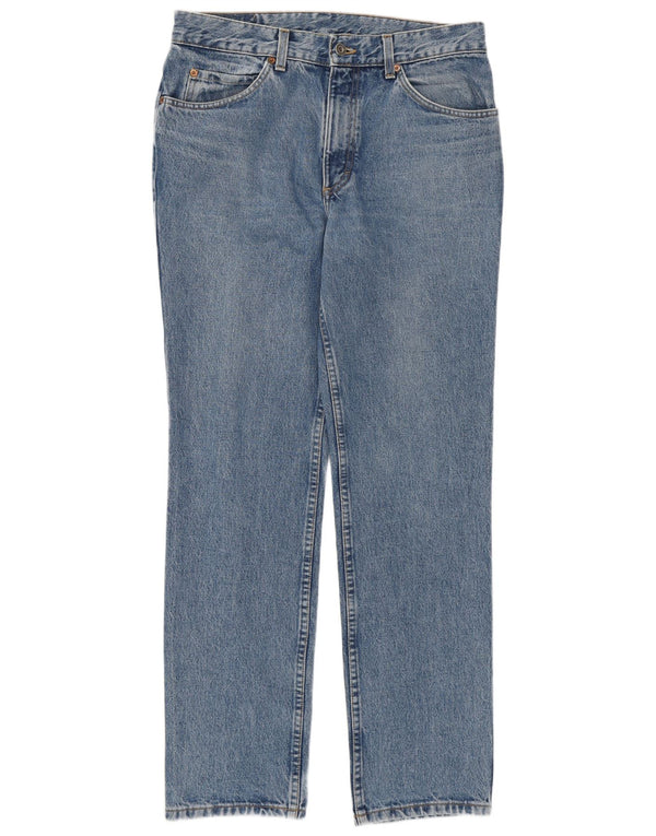 MUSTANG Mens Straight Jeans W33 L30 Blue Cotton