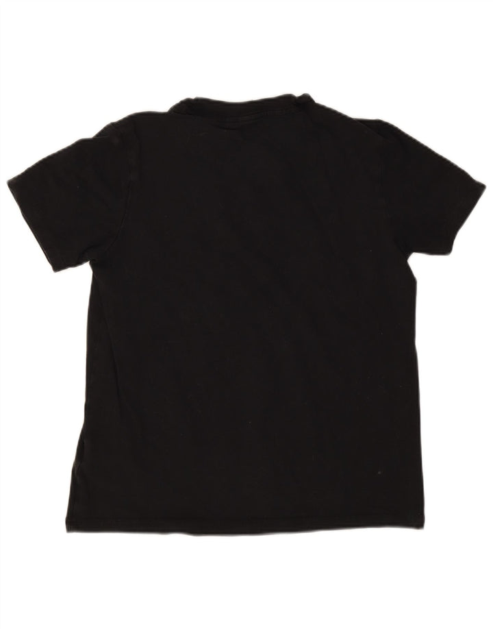 Adidas Womens Graphic T-Shirt Top UK 12 Medium Black
