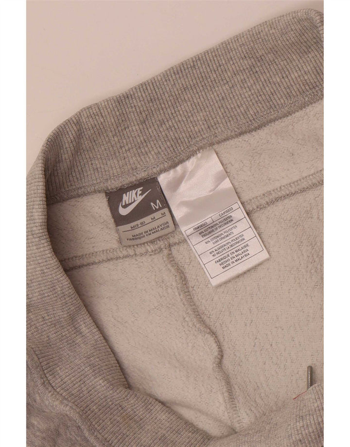 Nike Womens Tracksuit Trousers US 8/10 Medium Grey Flecked Cotton