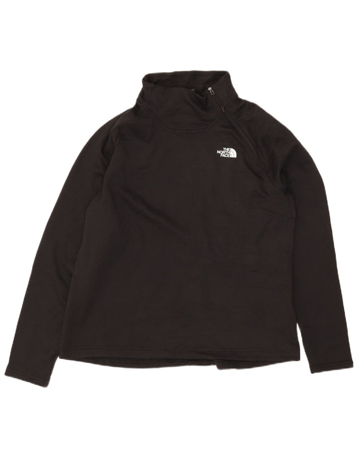 The North Face Womens Zip Neck Pullover Tracksuit Top UK 18 XL Black