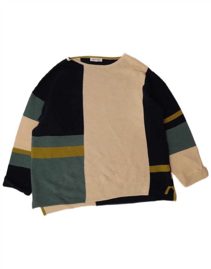 WHITE STUFF Womens Boat Neck Jumper Sweater UK 18 XL Multicoloured