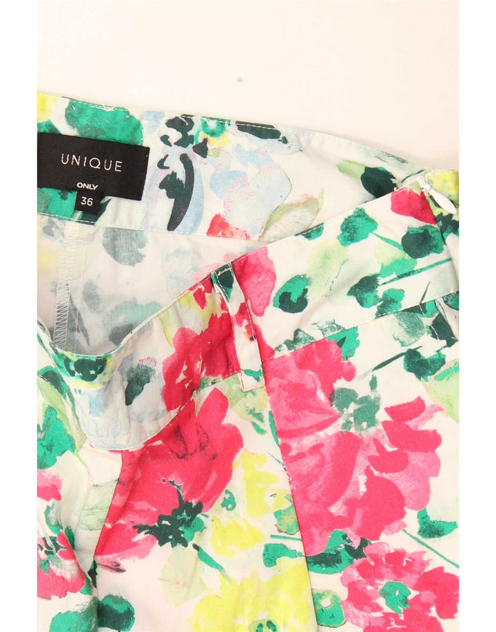 Only Womens Casual Shorts EU 36 Small W28 Multicoloured Floral