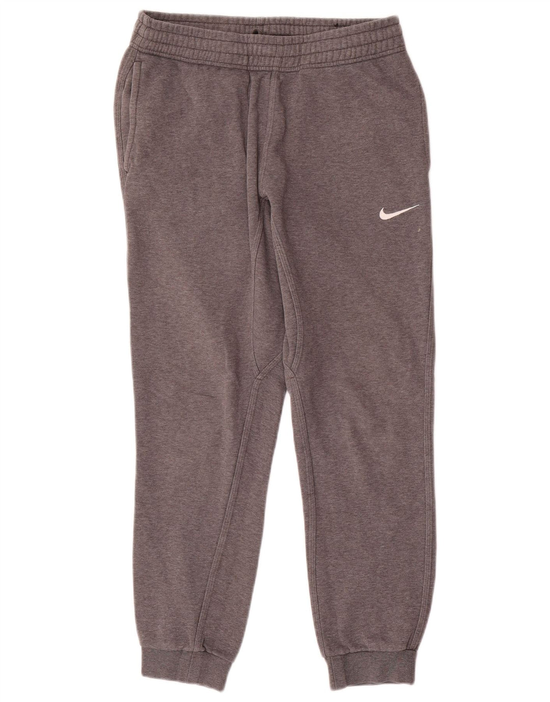 NIKE Womens Tracksuit Trousers Joggers UK 10 Small  Grey Cotton
