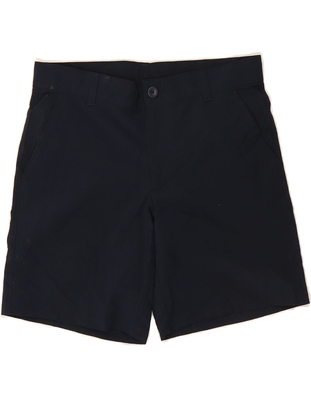 IZOD Boys Chino Shorts 9-10 Years W28 Navy Blue Polyester Vintage Izod and Second-Hand Izod from Messina Hembry 