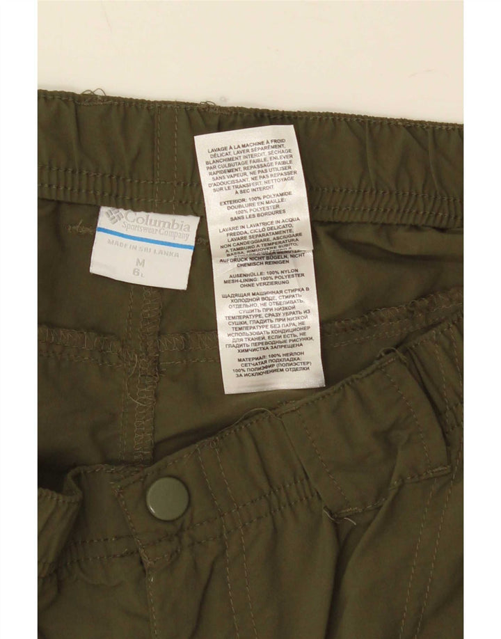 Columbia Mens Cargo Shorts Medium W32 Green Polyester