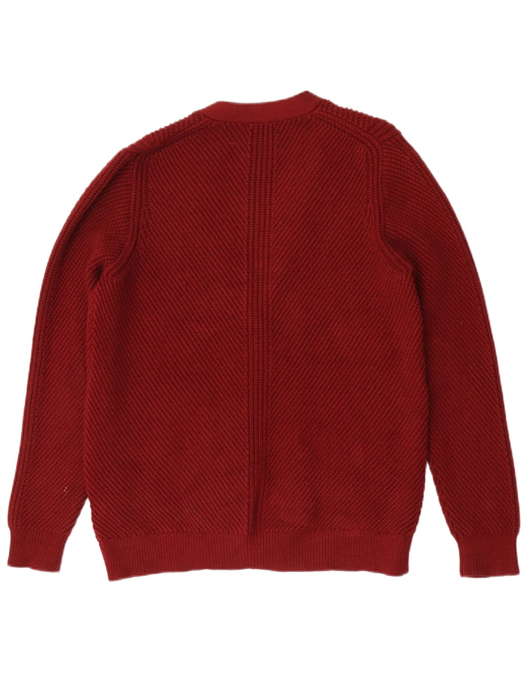 Marks & Spencer Womens Autograph Cardigan Sweater UK 12 Medium Red Viscose