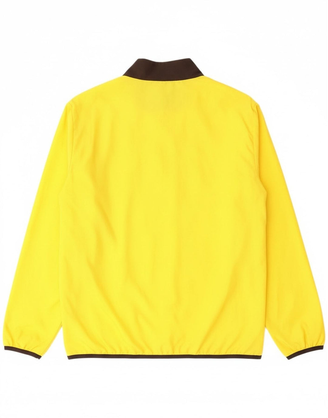 Puma Mens Tracksuit Top Jacket Medium Yellow Colourblock Polyester