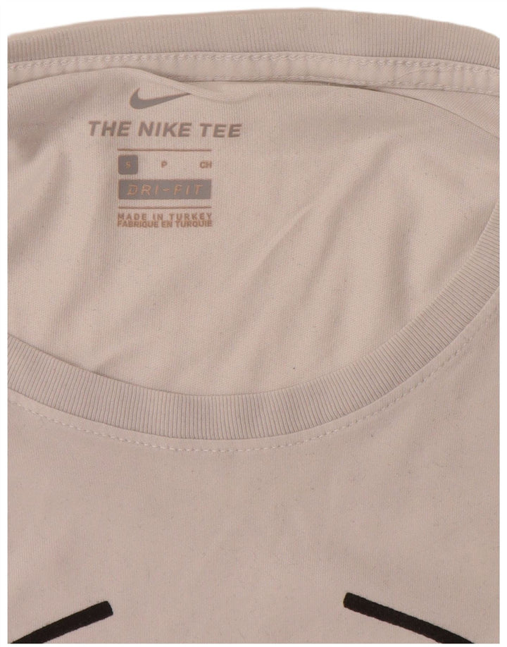 Nike Mens Dri Fit Graphic T-Shirt Top Small White