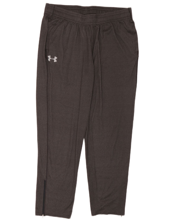 Under Armour Mens Heat Gear Tracksuit Trousers XL  Grey Polyester