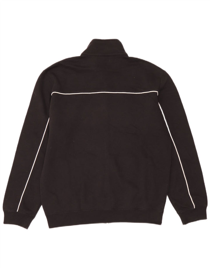 Champion Mens Tracksuit Top Jacket XL Black Cotton