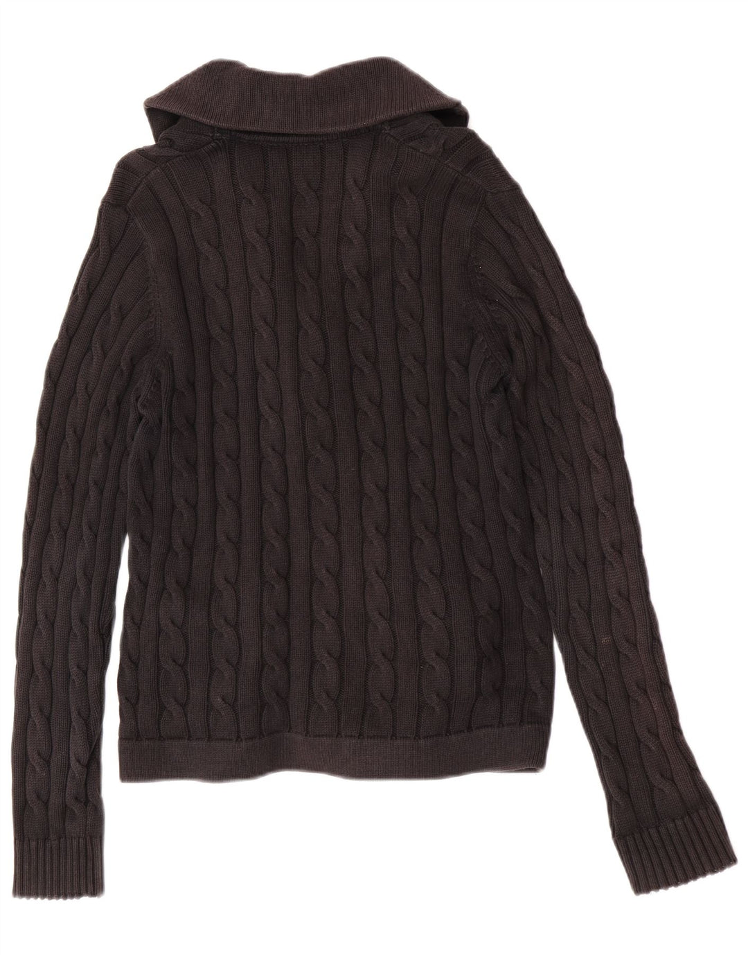 Gant Mens Cardigan Sweater Small Black Cotton