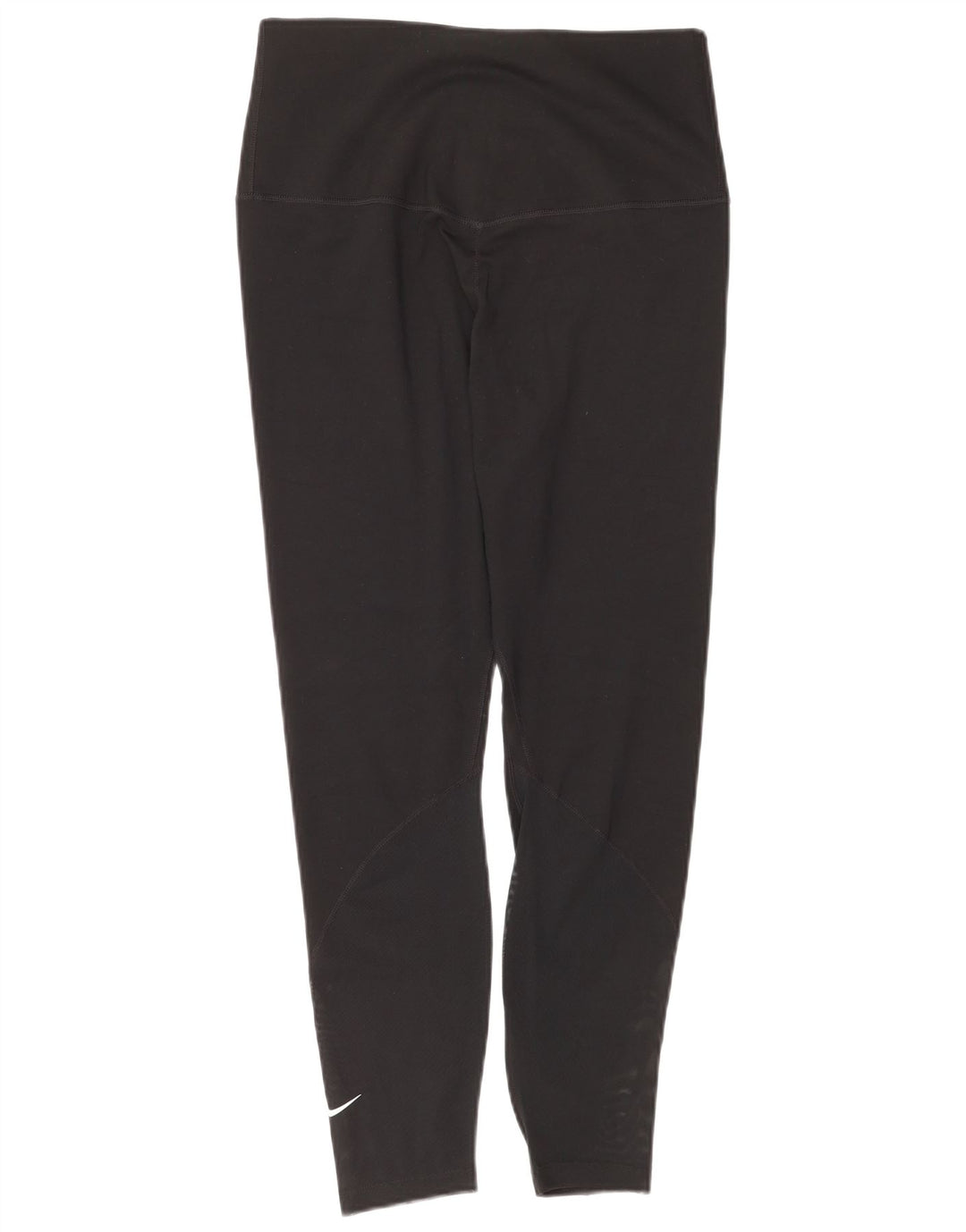 Nike Womens Dri Fit Leggings UK 14 Large Black Polyester