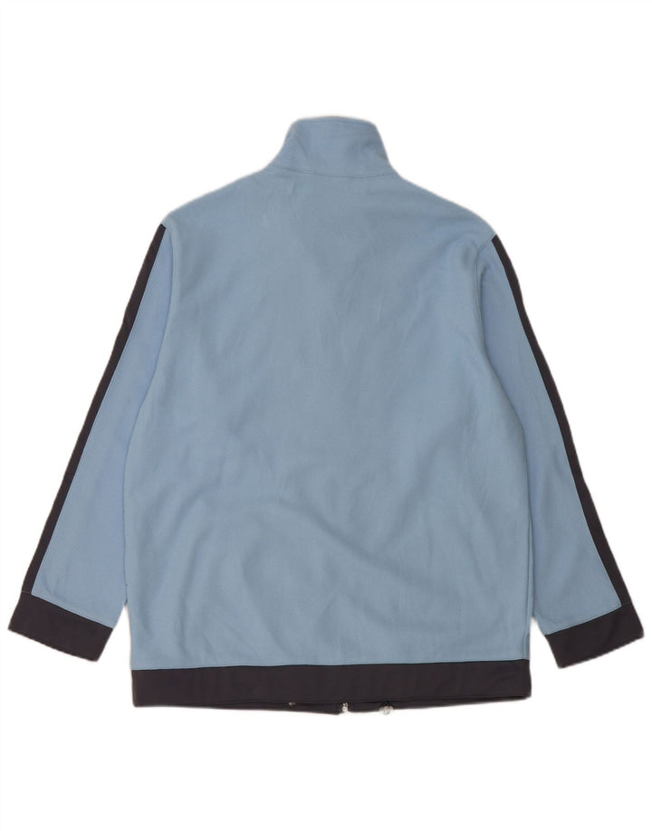 Lotto Womens Tracksuit Top Jacket UK 12 Medium Blue Colourblock Polyester