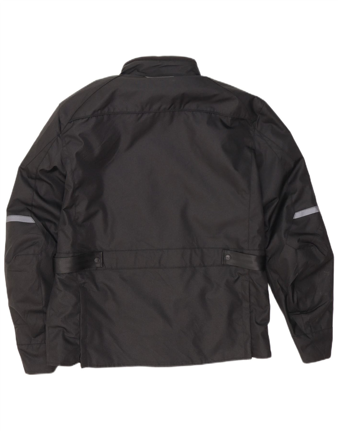 Vintage Mens Moto Racer Utility Jacket UK 44 2XL Black Polyester