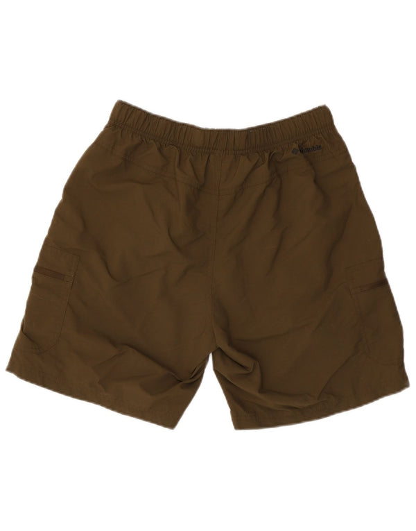 Champion Womens Cargo Shorts Medium W28 Khaki Polyester