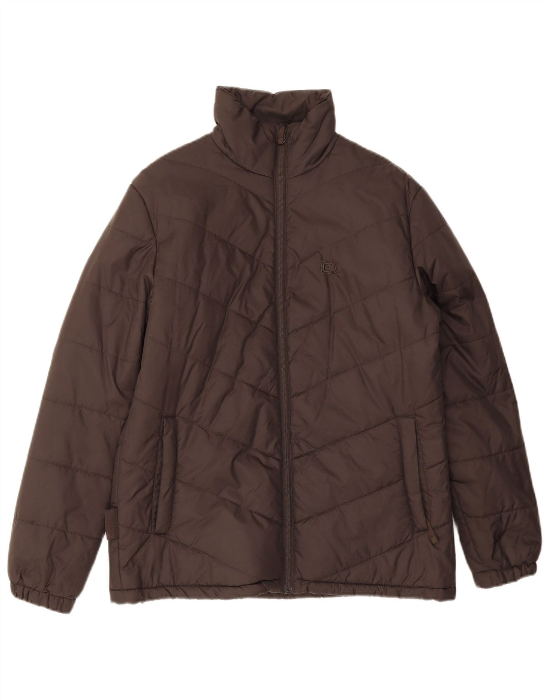 Mountain Essentials Womens Oversized Padded Jacket UK 10 Small Brown