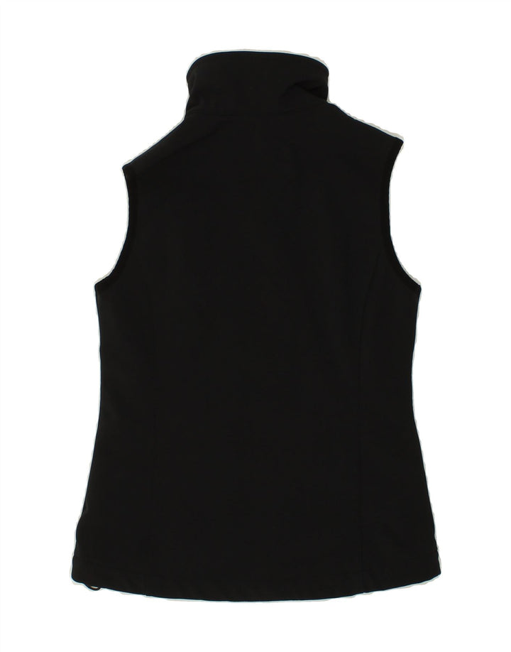 CMP Womens Sleeveless Tracksuit Top Jacket UK 2 2XS Black Vintage CMP and Second-Hand CMP from Messina Hembry 