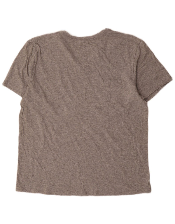 Calvin Klein Mens T-Shirt Top Large Grey Flecked Cotton