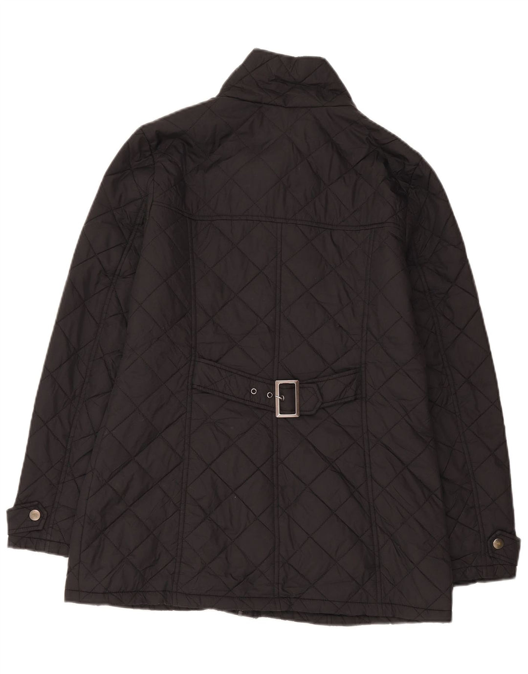 Laura Ashley Womens Quilted Jacket UK 14 Large Black Polyamide