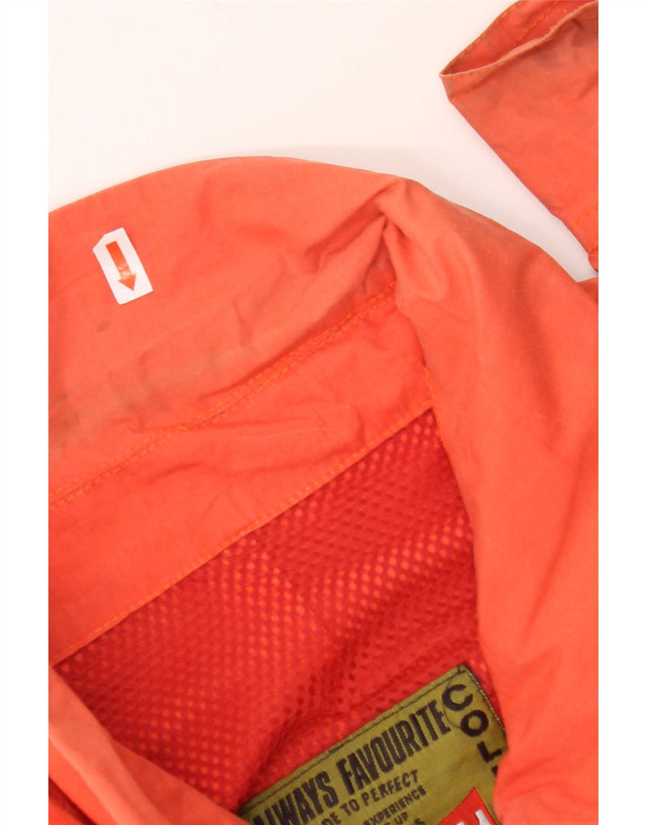 QUARRY Mens Utility Jacket UK 42 XL Orange Cotton