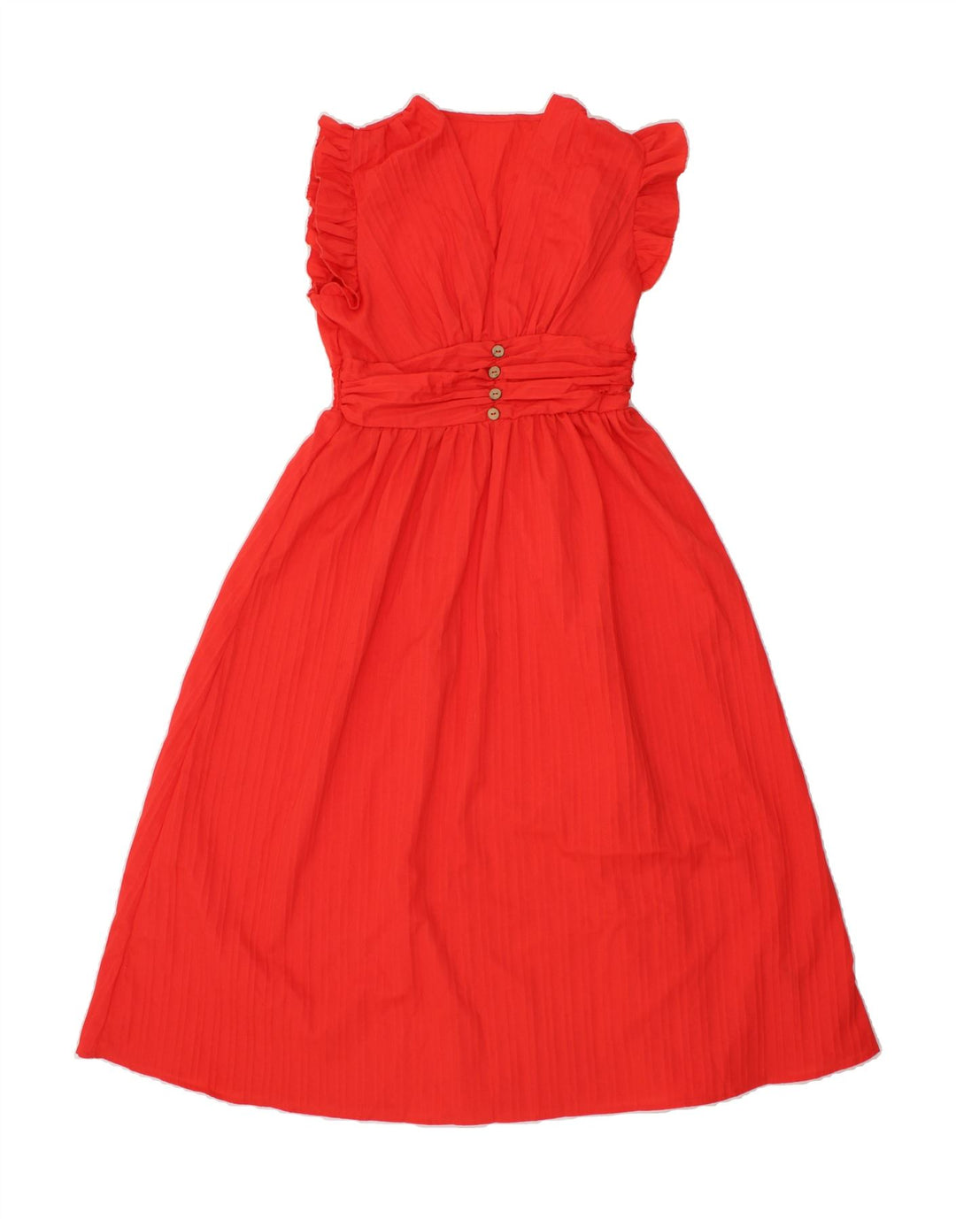 SHEIN Womens A-Line Dress UK 14 Large Red Polyester Vintage Shein and Second-Hand Shein from Messina Hembry 