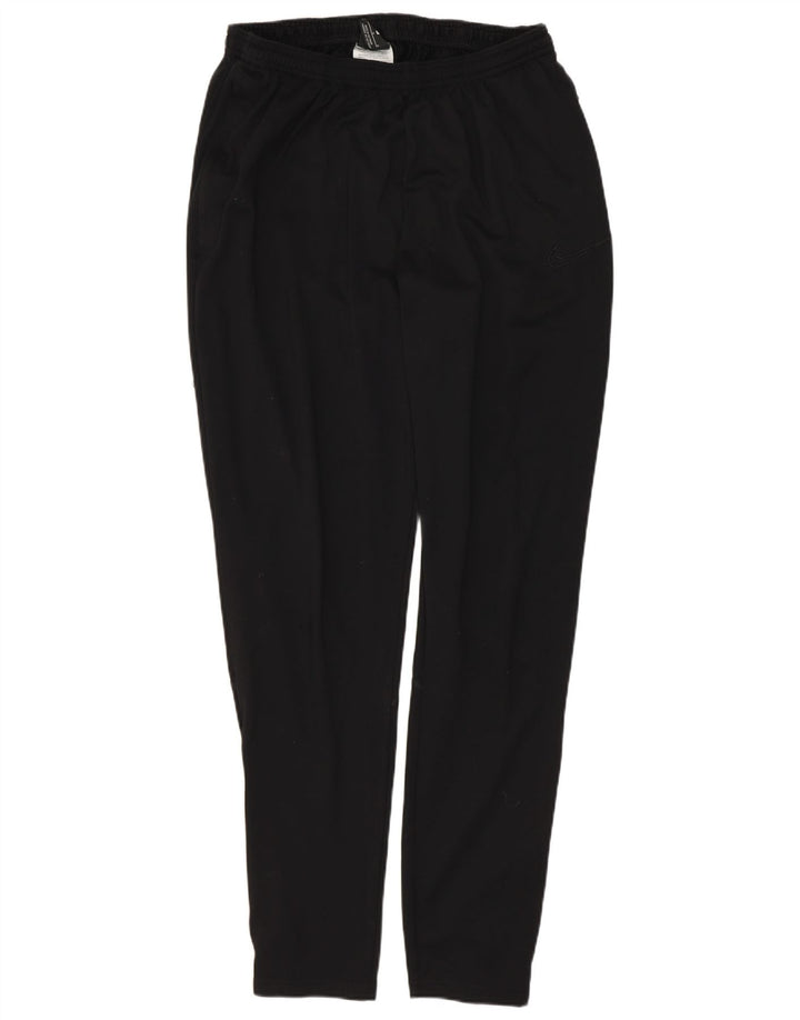 NIKE Mens Dri Fit Tracksuit Trousers Large Black Polyester
