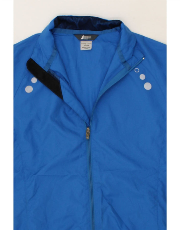 MOUNTAIN EQUIPMENT Womens Tracksuit Top Jacket UK 6 XS Blue Polyester Vintage Mountain Equipment and Second-Hand Mountain Equipment from Messina Hembry 