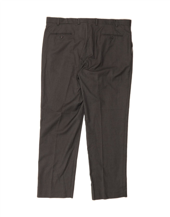 RALPH LAUREN Mens Straight Suit Trousers W40 L32 Grey Polyester Vintage Ralph Lauren and Second-Hand Ralph Lauren from Messina Hembry 