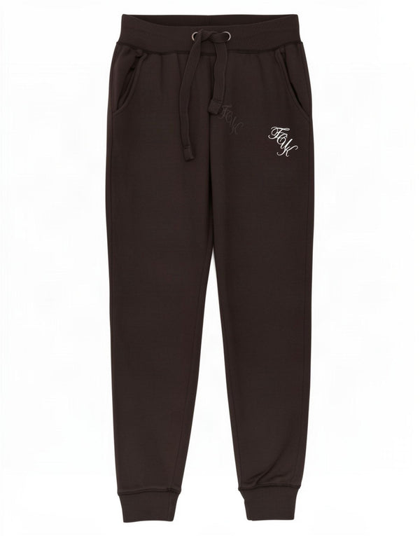 French Connection Mens Graphic Tracksuit Trousers Joggers Large Black