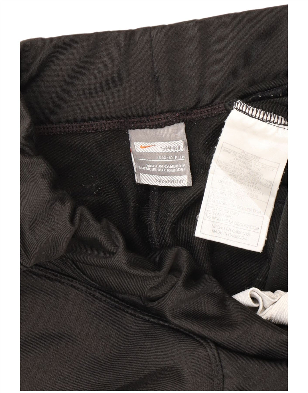 NIKE Womens Bermuda Sport Shorts US 4/6 Small Black Polyester