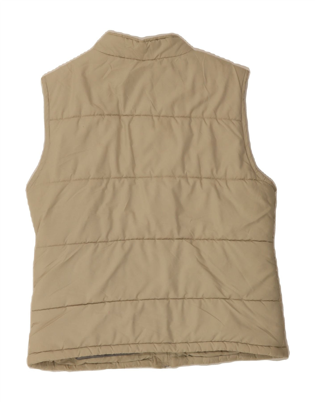REEBOK Womens Padded Gilet UK 16 Large  Beige Polyester Vintage Reebok and Second-Hand Reebok from Messina Hembry 