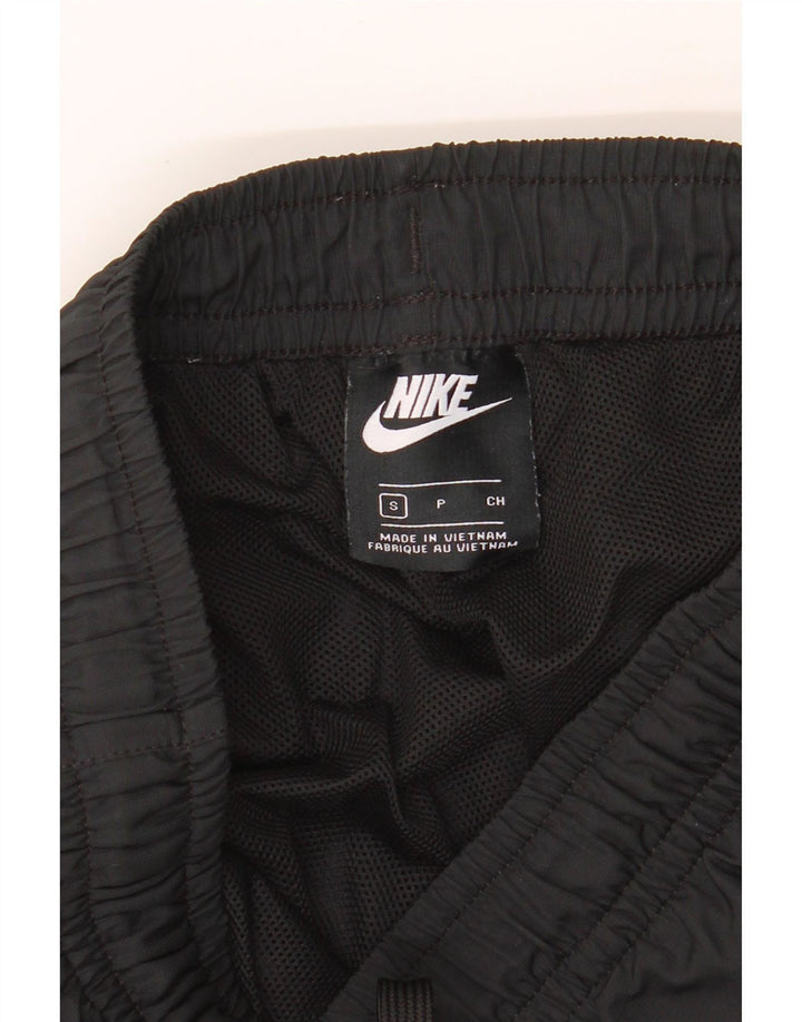NIKE Mens Tracksuit Trousers Joggers Small  Black Polyester Vintage Nike and Second-Hand Nike from Messina Hembry 